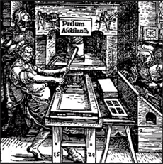 early printing press